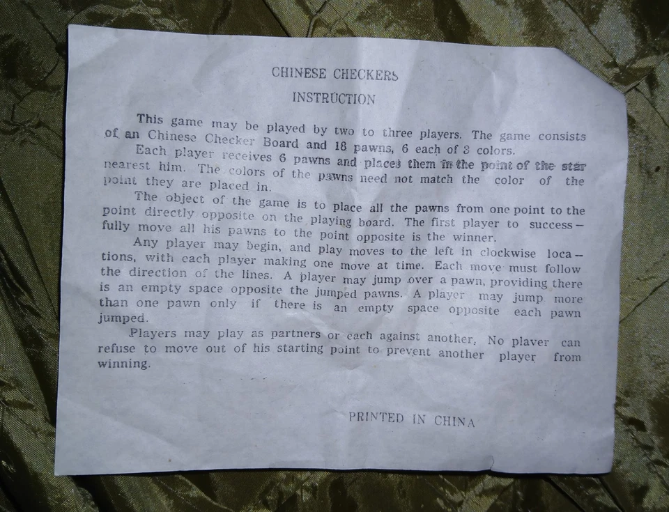 VTG 1993 Cardinal Solid Oak Chinese Checkers 6 Color Peg Game Premier Ed.  EUC - Image 4 of 4