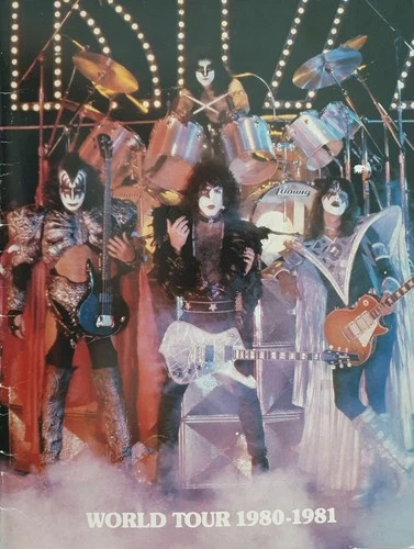 RARE KISS 1980 "UNMASKED" UK TOUR CONCERT PROGRAM