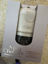 cwc Electric Garlic Chopper 1Cup, Mini USB Charging Wireless Food Processor