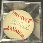 Lou Brock autographed baseball - COA