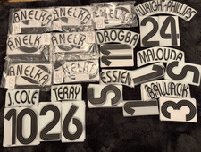 BIG BULK Official Anelka Drogba Youth Chelsea Shirt nameset Sporting id 2008