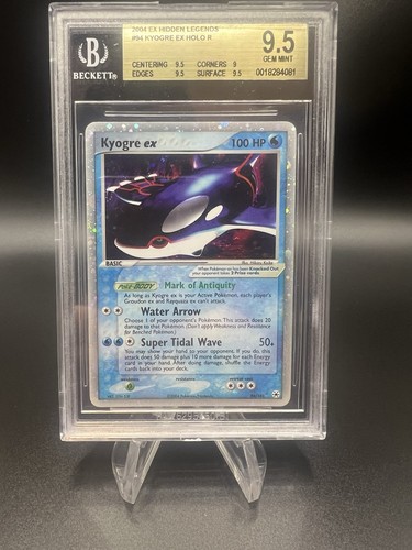 Kyogre ex graded BGS 9.5 for sale on eBay