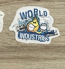 OG Vintage World Industries Skateboard Sticker Decal Oldschool