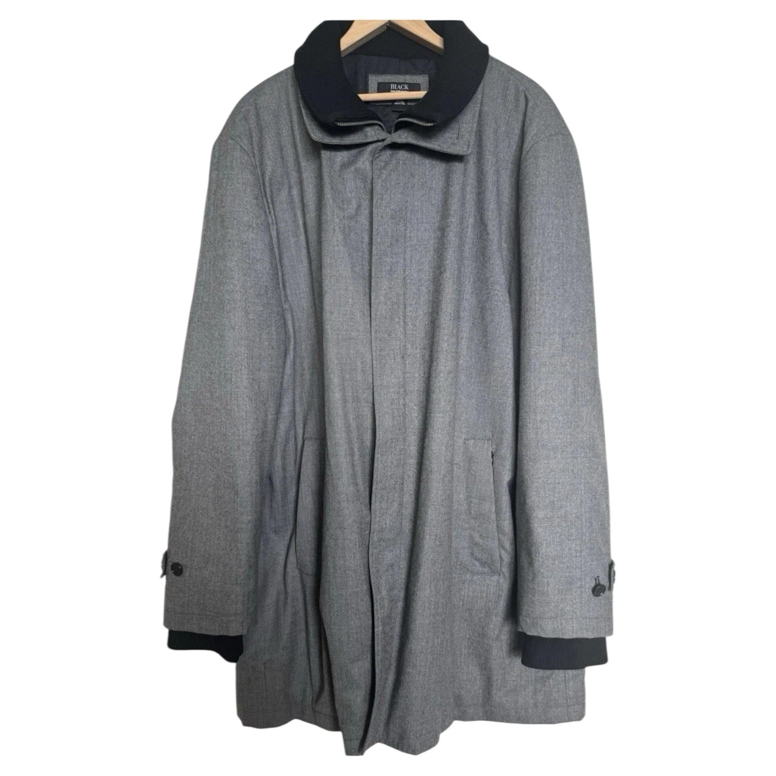 Loro Piana Storm System Wool Saks Fifth Ave Jacket Coat Zip Men’s XL Gray