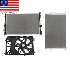 Radiator, AC Condenser, and Fan For 2018-2024 Toyota Camry 2.5L Non-Hybrid