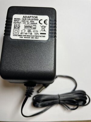 Ersatz für 12V 1000mA 12W CZJUTAI Sicherheitsisolierender Transformator JT-DC12V1000