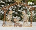 Led Lighted 6 Foot Nativity Scene Outdoor Lawn Display Holiday Décor