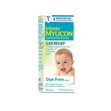 MYLICON Infants Gas Relief Drops for Infants and Babies, Dye Free Formula, 1 ...
