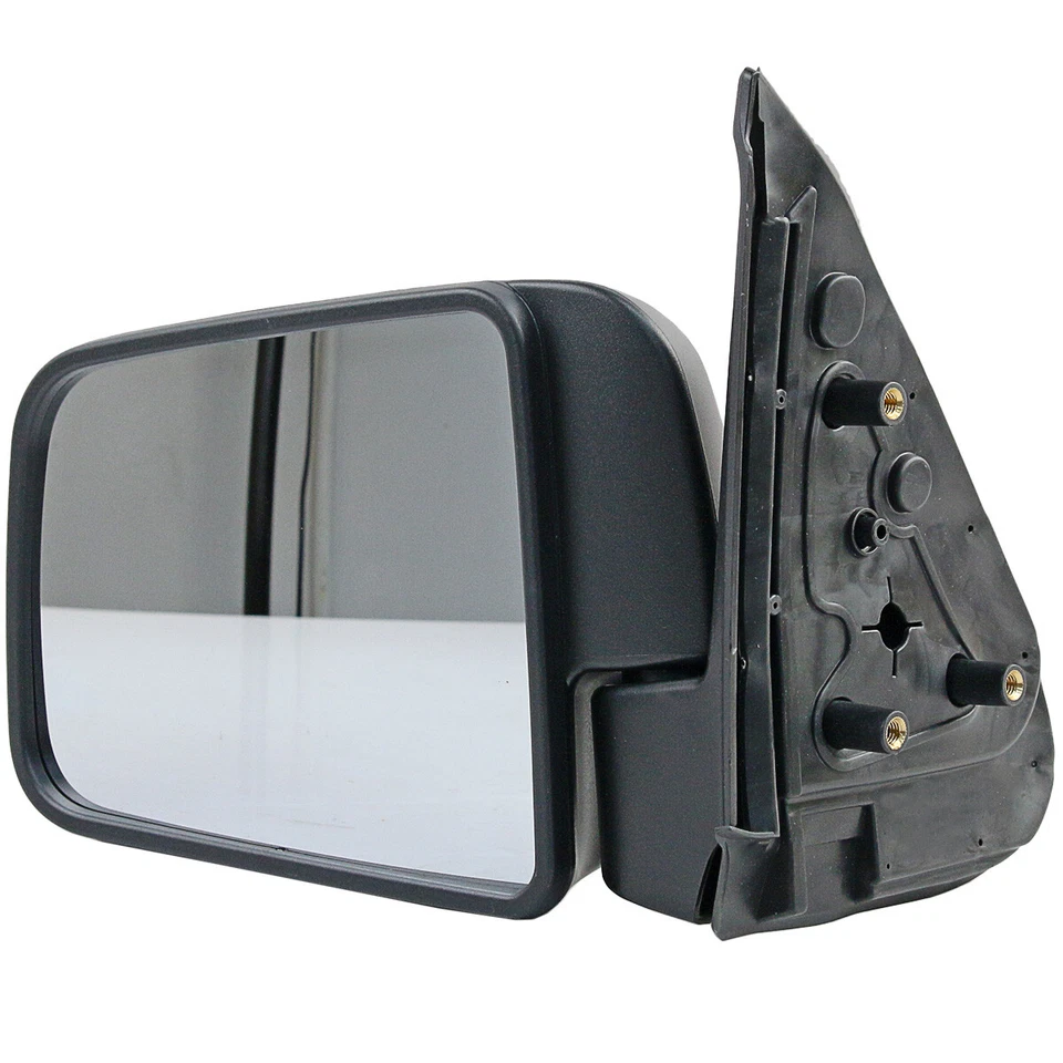 Espejo retrovisor lateral puerta exterior lado izquierdo negro para camioneta Mazda B2500 1998-2006 Foto 4 de 4