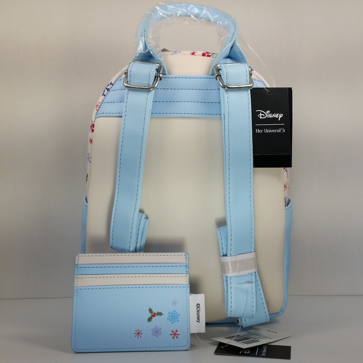 Disney Mickey Mouse & Minnie Mouse Snow Angels Christmas Mini Backpack New Amazon.com: Loungefly Mickey & Minnie Mouse Winter Skating  main image 4