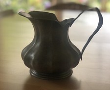 Zinn Krug Vase Kanne gestempelt 16,5cm hoch sehr gut