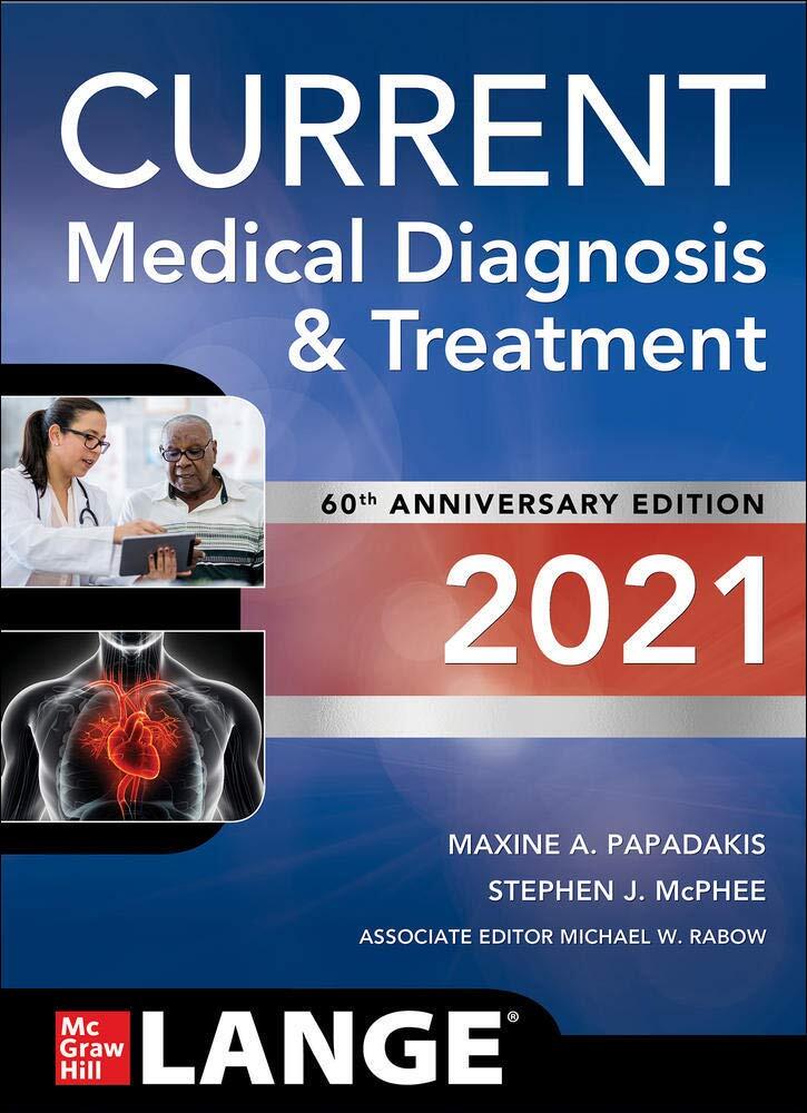 9781260469868 Current medical diagnosis and treatment - M. A. Papadakis,S. J. Mc