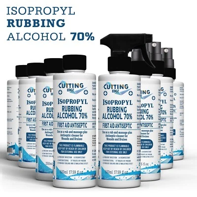 CUTTING EDGE IPA Pure Isopropyl Rubbing Alcohol Antiseptic Disinfectant 70% Isopropanol
