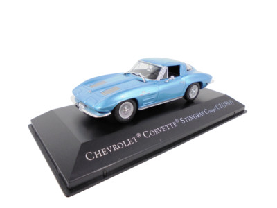 Chevrolet Corvette Stingray Coupe C2 1963 blau - 1:43 Diecast Modellauto AC402