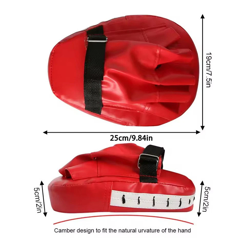 2tlg Pratzen Focus Pad Handpratzen Pratze Kick Boxen Kampfsport Schlagpolster - Bild 2 von 4