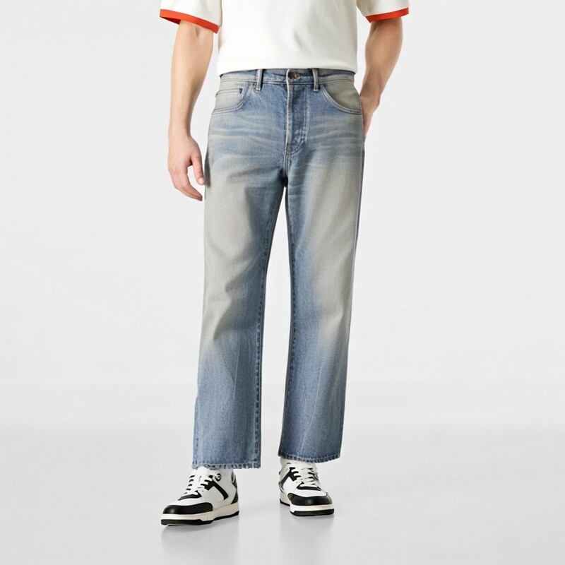 Supreme Distressed Loose Fit Selvedge Jean FW24 SUP-SS24-093 Supreme Distressed Loose Fit Selvedge Jean FW24 SUP-SS24-093