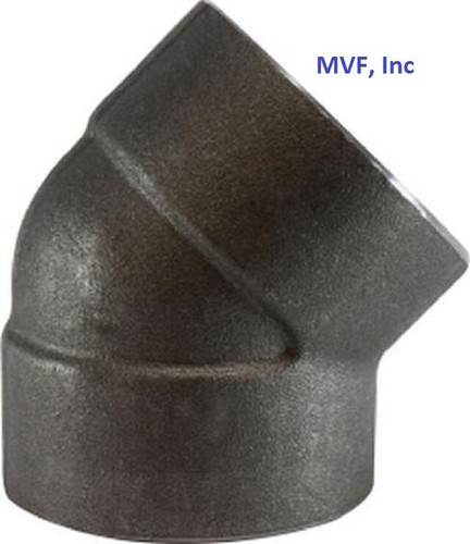 2" 6000# Socket-Weld 45° Elbow A105 Forged Steel Pipe Fitting <FS020932 - Picture 2 of 4