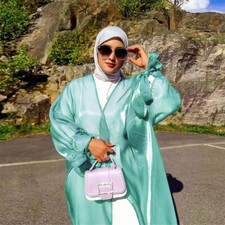 Open Kaftan Abaya Dubai Women Cardigan Long Dress Muslim Kimono Robe Ramadan