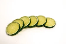Just Dough It Replica Split Lime Slices, Set of 6 (W0976)