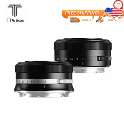 US TTArtisan 27mm F2.8 APS-C Auto Focus Lens for Fuji X Sony E Nikon Z Camera