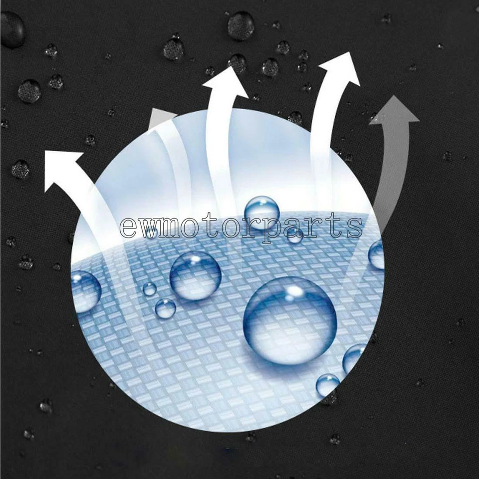 Capa preta XL para motocicleta Suzuki GS 1000 1100 1150 250 300 400 450 500 550 - Imagem 2 de 4