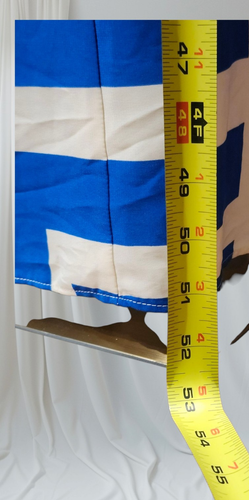 Donna Morgan Damen Gestreiftes Maxikleid Geometrisches Muster Blau & Weiß Größe 16 Schick - Bild 8 von 10