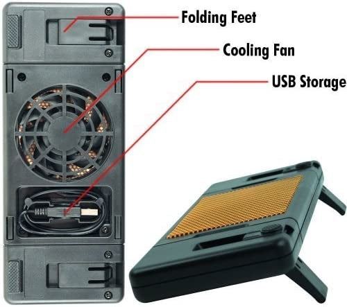 Mini Laptop Cooler with Fan and USB Connection - Picture 5 of 5