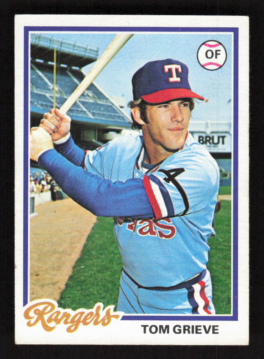 1978 Topps #337 Tom Grieve Texas Rangers | eBay