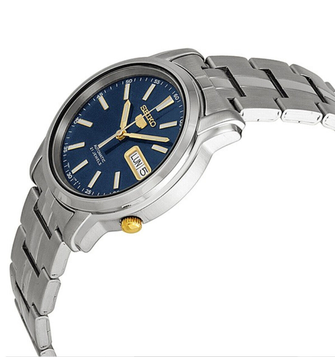 SEIKO 5 Sports SNKL79K1 Automatic Blue Dail Silver Steel Watch