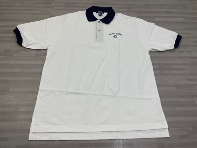 Vintage Detroit Diesel VCC Vantage Club Collection Work Polo Shirt Mens XL White