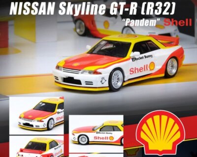 NISSAN Skyline GT-R (R32) - Pandem Rocket Bunny - SHELL - Inno64 1