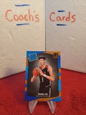 2017 Donruss NBA Zhou Qi Rated Rookie #151 Houston Rockets