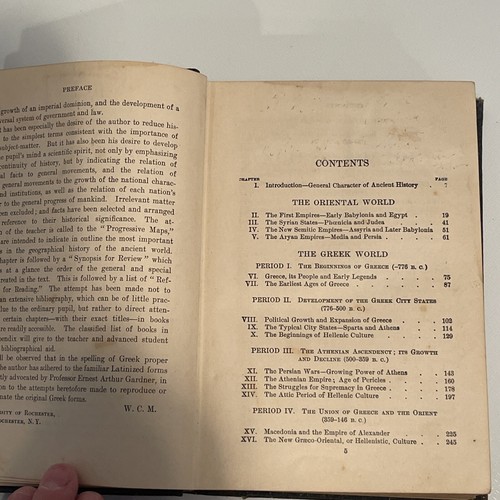 Outlines of Ancient History by William C. Morey Hardcover 1906 - Picture 7 of 10