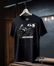 BMW MOTORCYCLE R1300 GS TRIPLE BLACK style t-shirt t-shirt biker style
