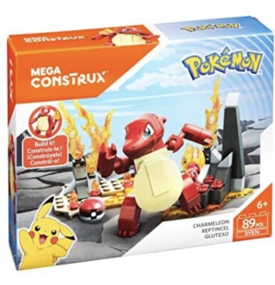 MEGA Construx Pokemon Charmeleon Age 6+ 89 Pcs Blocks DYR76 NEW