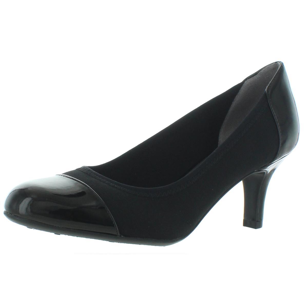 Женские туфли-лодочки LifeStride Parigi черного цвета на лакированном каблуке шириной 6 см (C, D, W) BHFO 9430