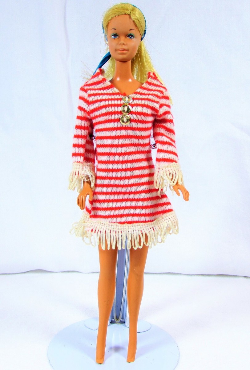 Original 1966 Barbie Twist & Turn Blonde Hair W/ Bendable Legs