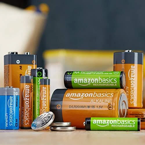 Amazon Basics C Cell Rechargeable Batteries 1.2V (5000mAh Ni-MH) - Pack of 4 - Image 4 of 4