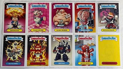 2013 Garbage Pail Kids BNS2 Brand New Series 2 gpk GLOW IN THE DARK 10-Card Set