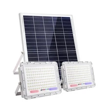 100W-500W One for Two 6000K Solar High Bright Flood Light Outdoor Remote, IP6...