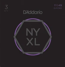 3 Pack D'Addario NYXL 1149 Medium Strings 11-49 NYXL Sets NYXL1149-3P