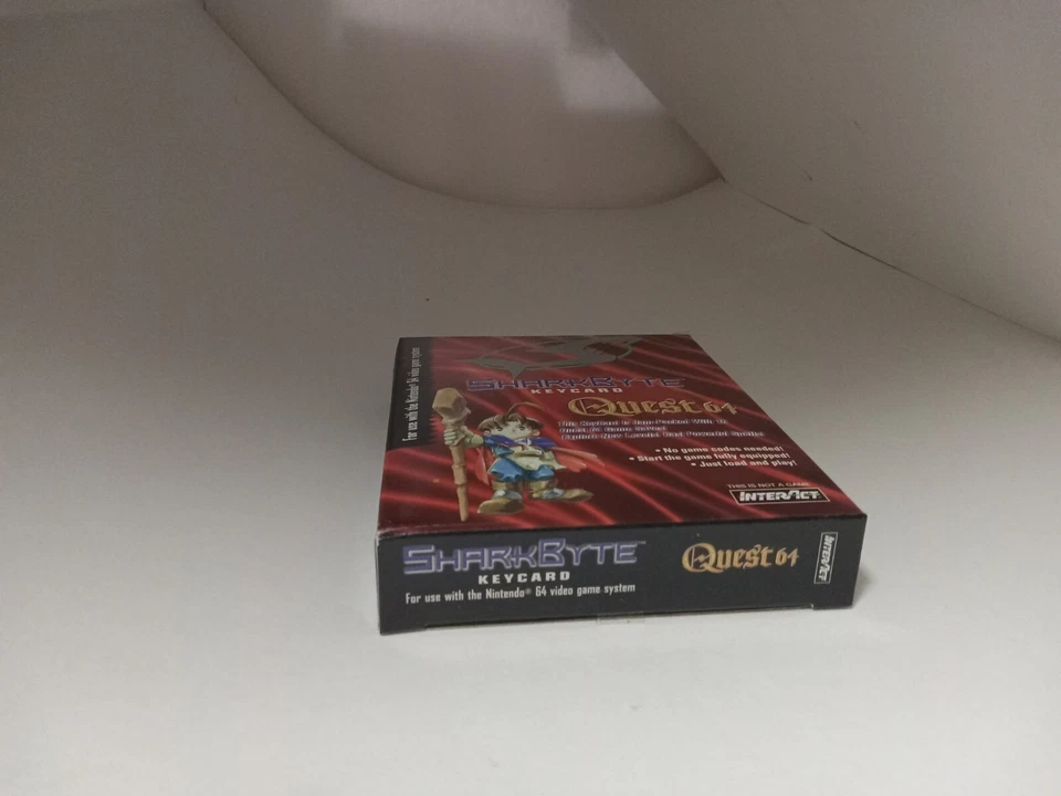 MINT NEW Sharkbyte Memory Keycard for Quest 64 N64 Nintendo 64 loaded codes - Image 3 of 4