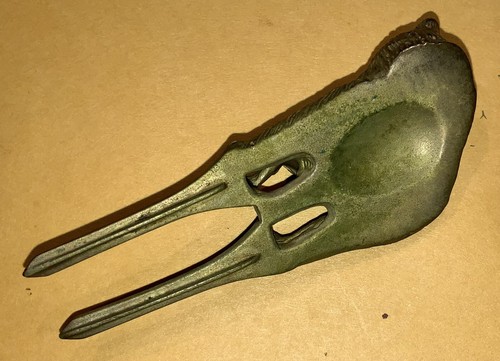 Bär Reparatur Gabel Bronzeguss Golf Skulptur Divot Werkzeug F.Y.A.O.M. - Bild 6 von 8