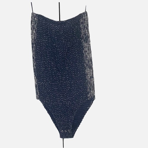 RAG & BONE New York Aster Strapless Smocked Printed Bodysuit Top Women’s Size 8 - Picture 3 of 12