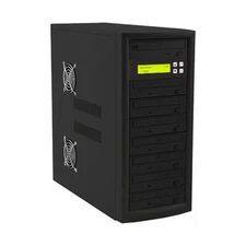 7 Target DVD CD Duplicator Tower Burner Multiple Disc Copier Add Copy Protection