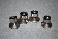 Set of 4 - Nylon Steel Swivel  - Furniture Glides - 3/4" O.D.  X  9/16" I.D.