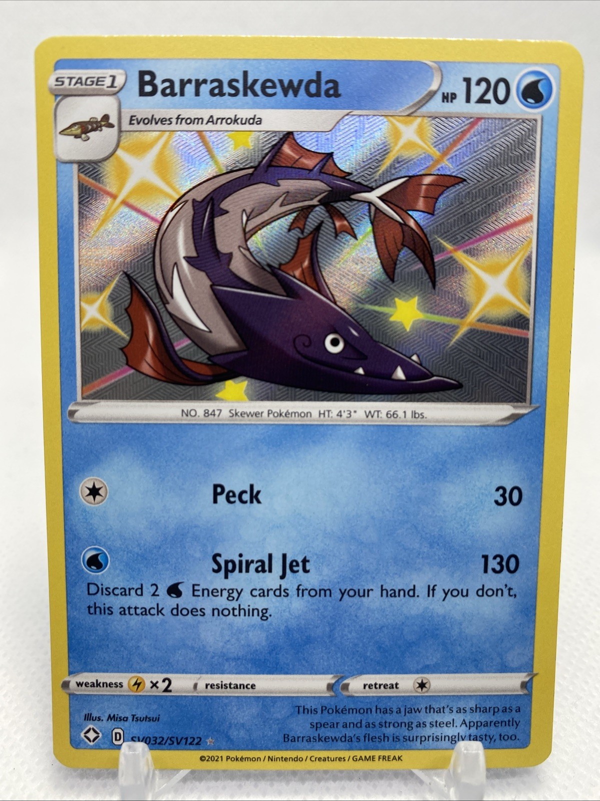 Barraskewda SV032/SV122 Shining Fates: Shiny Vault Holo
