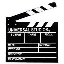 Movie Film Clap Board, Hollywood Clapper Board Wooden Film Directors Clapboar...