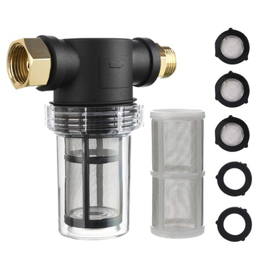 #ad #ad M MINGLE Garden Hose Filter for Pressure Washer inlet Water 1 pcs Black $21.82