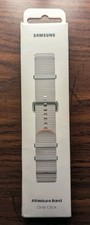 Genuine Samsung Galaxy Watch 20mm Band Strap Athleisure Silver, M/L